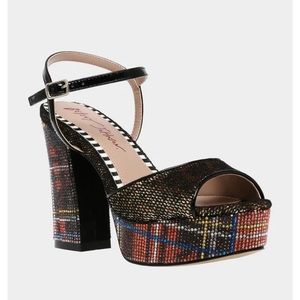 Betsey Johnson ALAIA LEOPARD MULTI Color Platform Heels